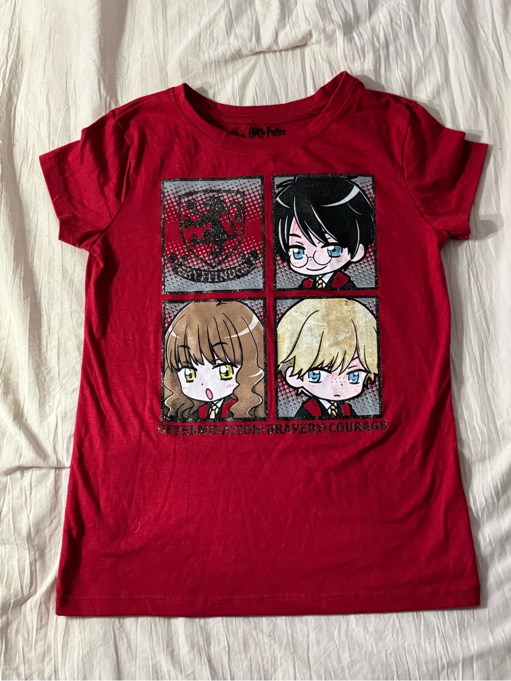 Warner Bros. Kids Red Short Sleeve Harry Potter Gryffindor Character Tee